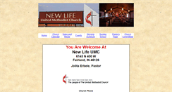 Desktop Screenshot of new-lifeumc.org
